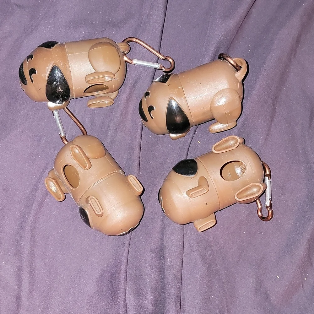 dog poop bag holders with clip adorable 4 for the price of one